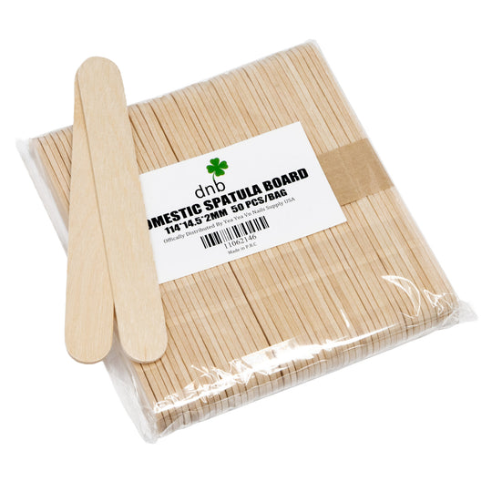 Medium Wax Wooden Spatulas 114x14.5mm (50PCS)