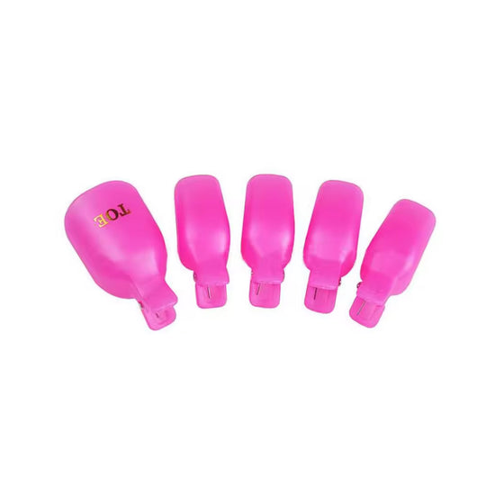 Reusable Toenail Nail Art Soak Off Cap Clip