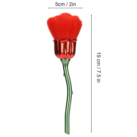 Nail Rose Shaped Dust Brush