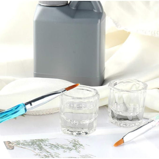 Crystal Glass Dappen Dish Mini Cup for Nail Art