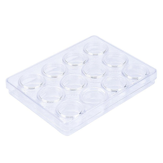 12PCS Clear Bead Containers 5G/10G