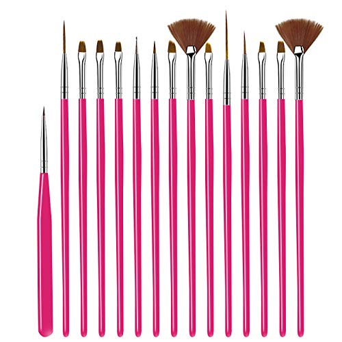15pcs Nail Art Brushes Set