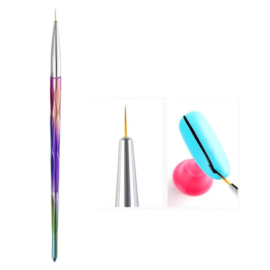 3Pcs Nail Art Liner Brush Set