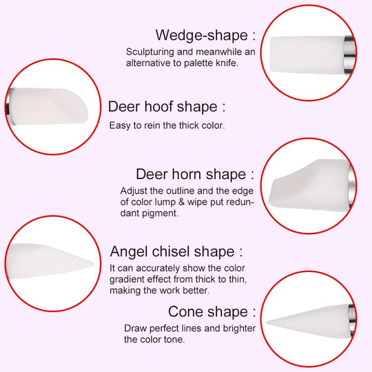 Dual Tipped Silicone Nail Art Acrylic Pen