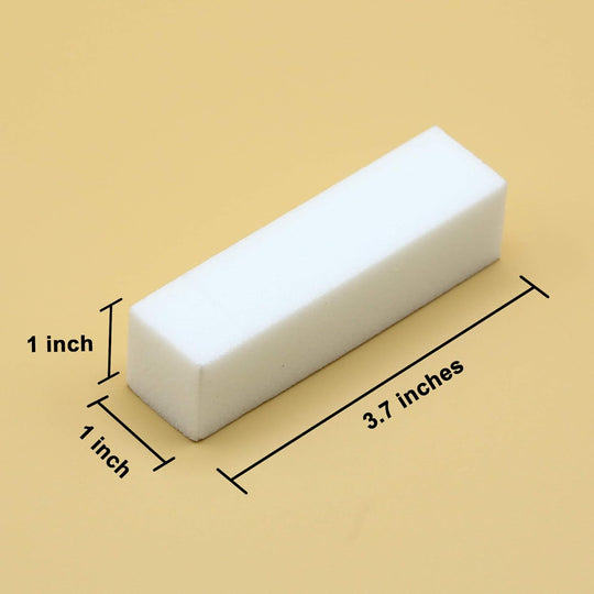 120 Grit White Nail Buffer Blocks 4-Sided