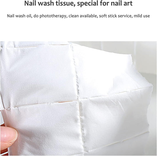 Lint Free Nail Polish Remover Wipes (500 PCS)