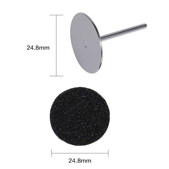 100 PCS Replacement Sandpaper Discs Callus Remover