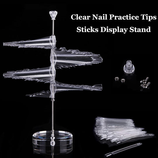 Spiral Nail Art Display Stand (120 pcs)