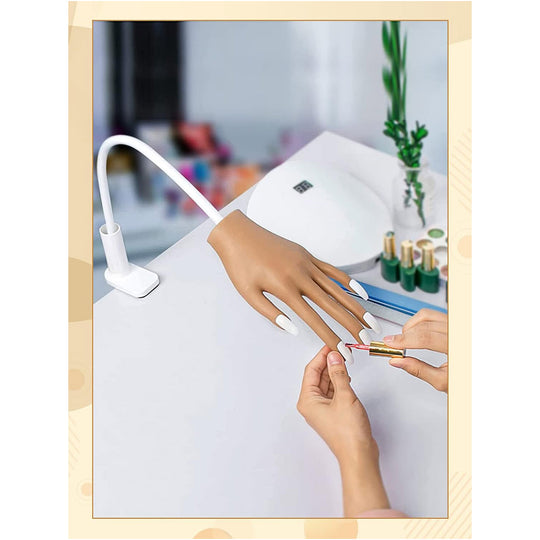 Practice Silicone Hand for Acrylic Nails