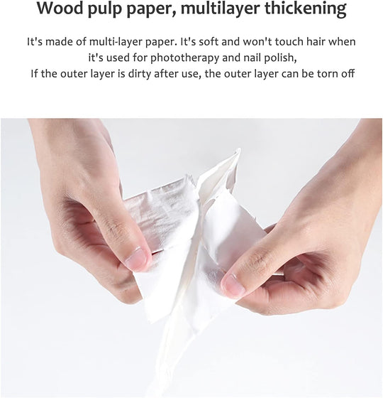 Lint Free Nail Polish Remover Wipes (500 PCS)