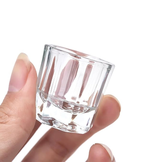 Crystal Glass Dappen Dish Mini Cup for Nail Art