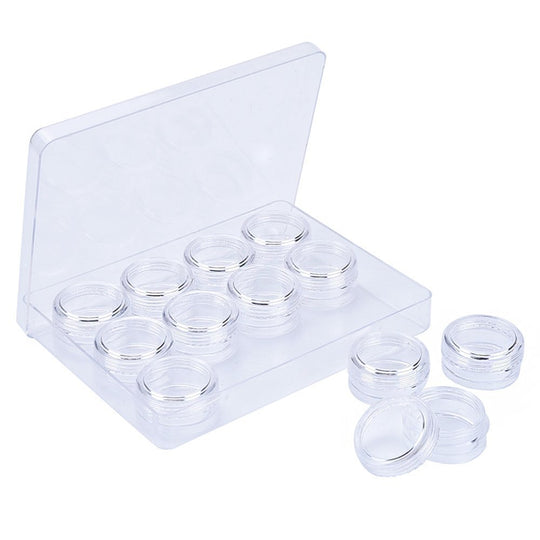 12PCS Clear Bead Containers 5G/10G
