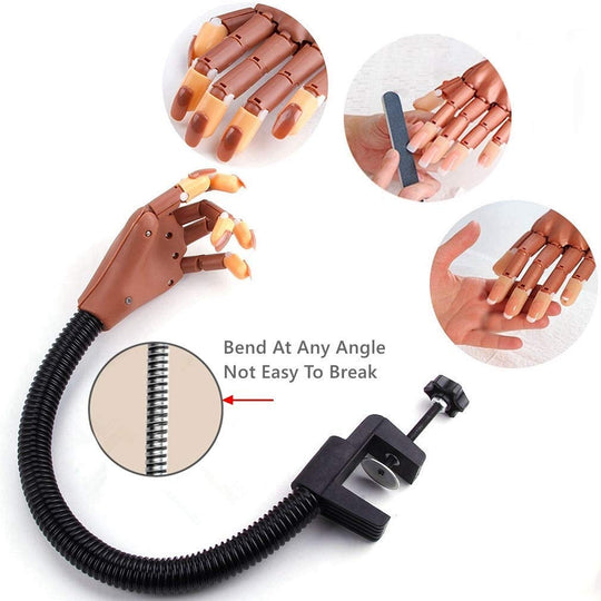 Practice Hand for Acrylic Nails