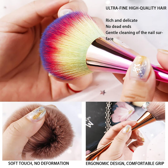 Large Nail Soft Dust Cleaning Brush