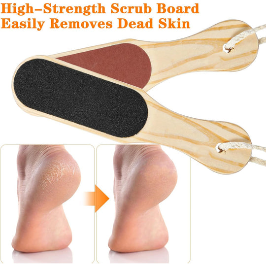 Wooden Double Sided Pedicure File
