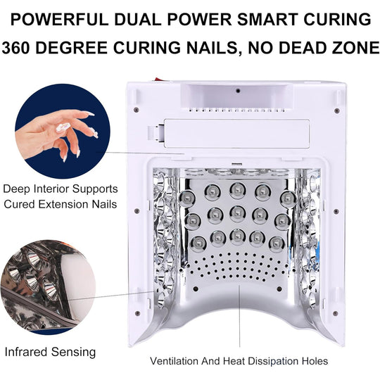 UV LED Light Fast Curing Rechargeable 128W