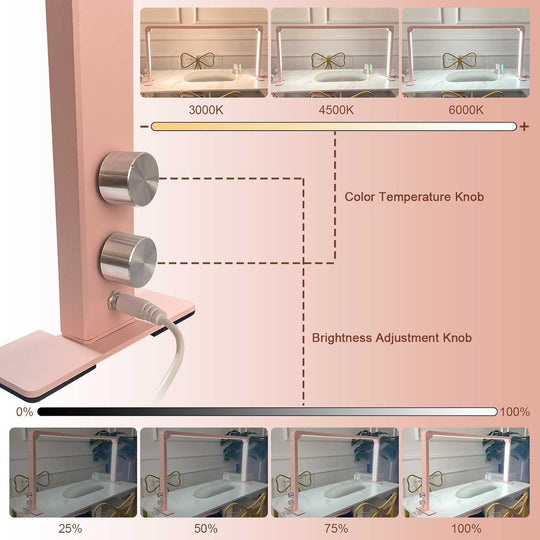 DNB Foldable Square Nail Desk Lamp 48W