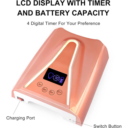 UV LED Light Fast Curing Rechargeable 128W