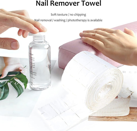 Lint Free Nail Polish Remover Wipes (500 PCS)