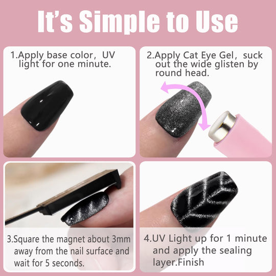 DNB 5 in 1 Cat Eye Magnet for Nails