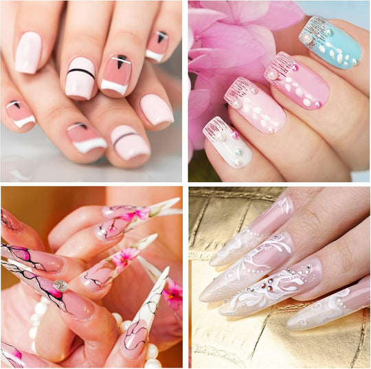 Flower Nail Art Brush Set 8 Pieces