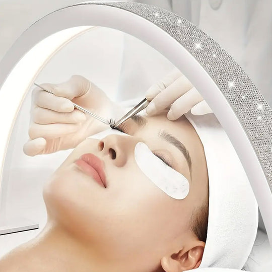 Desk LED Lamp Half-moon-shaped Light for Manicure with Diamonds