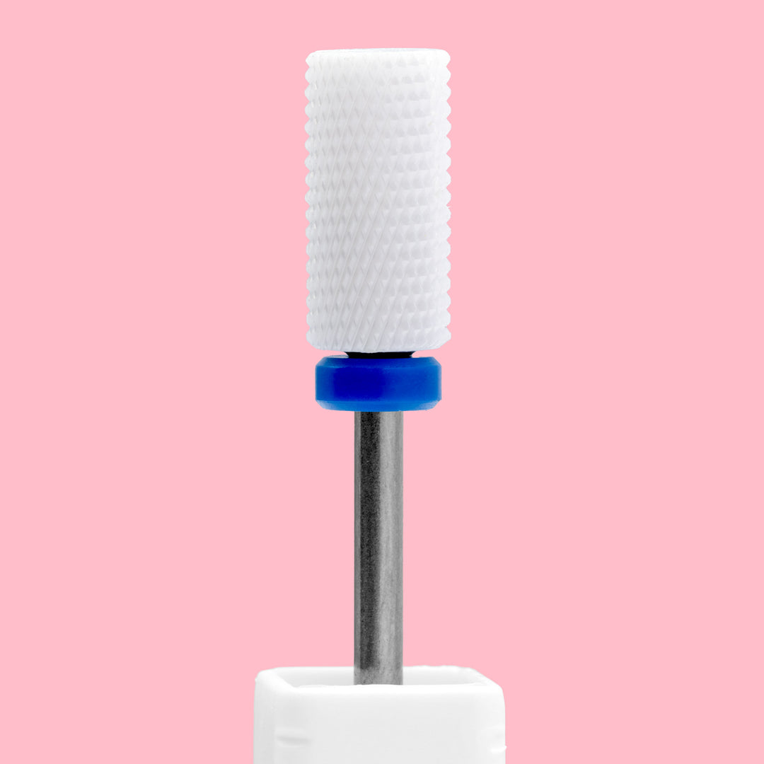 Large Barrel Ceramic Nail Drill Bit (Medium Grit)