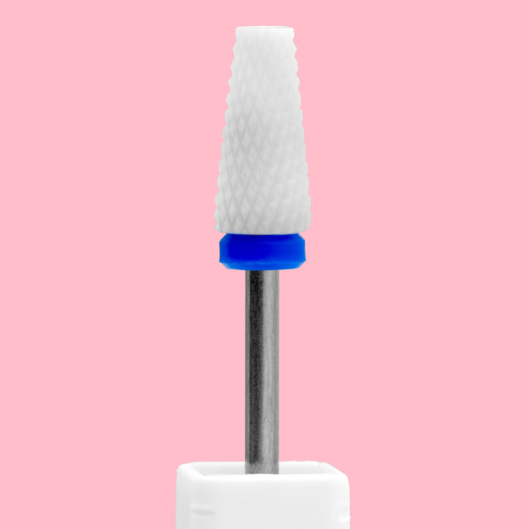 Tapered Barrel Ceramic Nail Drill Bit (Medium Grit)