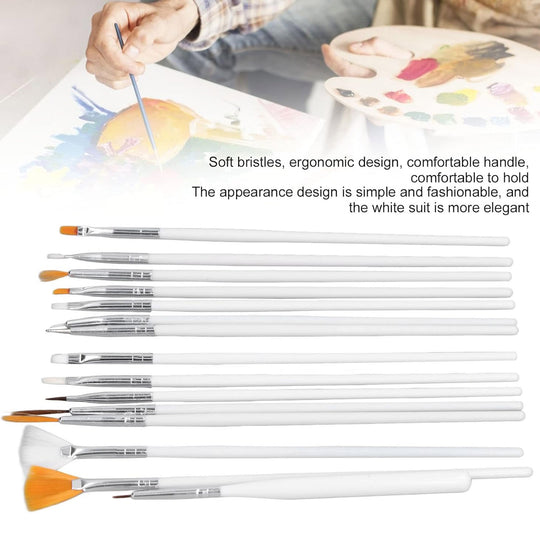 15pcs Nail Art Brushes Set