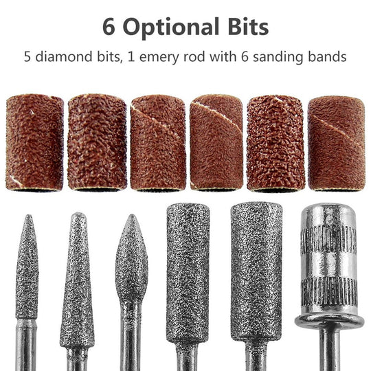 Portable Electric Nail Drill Set