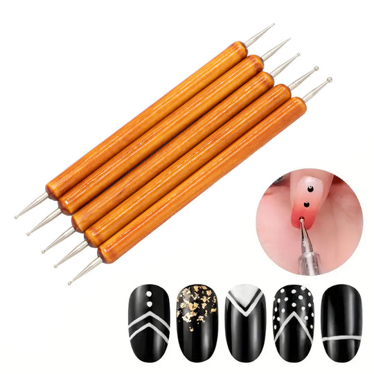 5 PCS Nail Dotting Pen