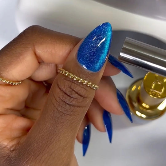 9D Cat Eye Smoothie #04 - Galactic Sapphire