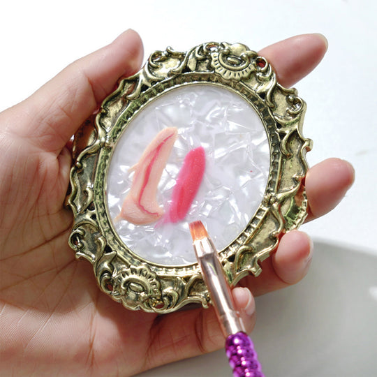 Color Mixing French Palette Nail Art Painting