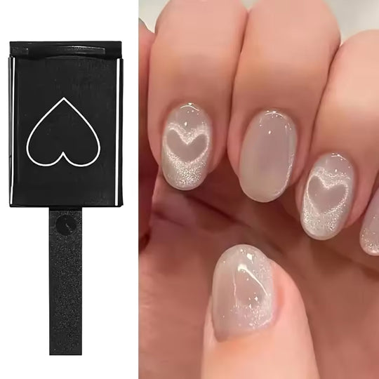 DNB Heart Cat Eye Magnet