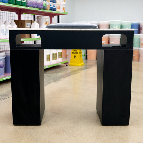 Marble Manicure Table with Dust Collector