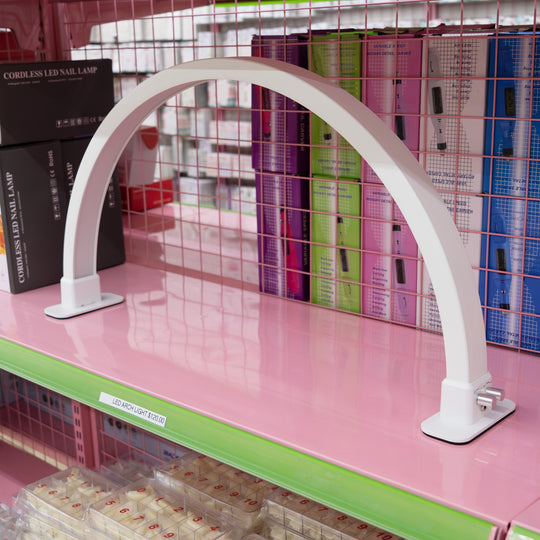 Desk LED Lamp Half-moon-shaped Light for Manicure