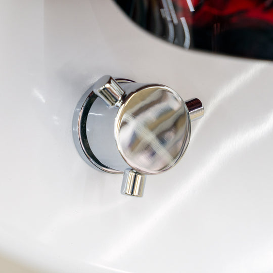 Premium Spa Pedicure Chair, Full Electric Recline & Massage System with Spa Basin