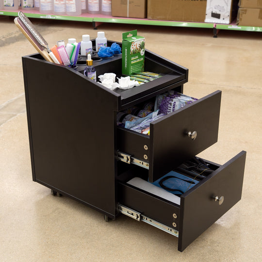 Premium Spa Pedicure Chair, Full Electric Recline & Massage System with Spa Basin