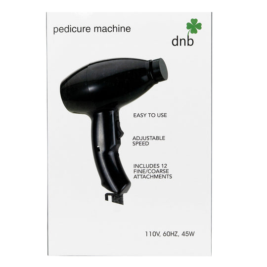 DNB Electric Pedicure Callus Remover Machine with 2 Speeds and 12 Refill Rollers