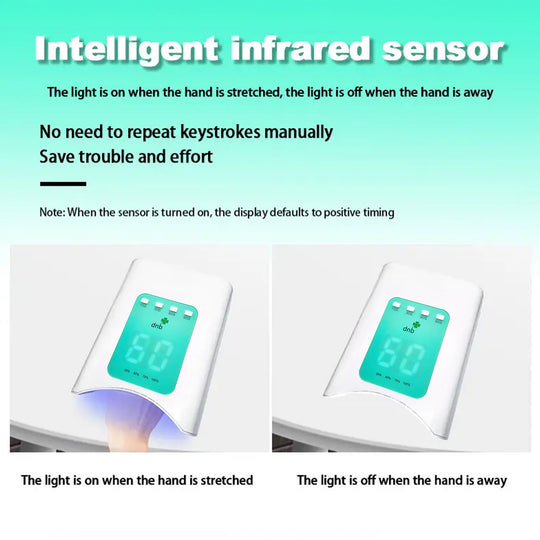 DNB Professional 112W UV LED Cordless Nail Lamp