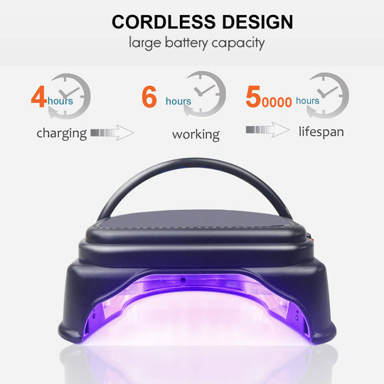 64W iBelieve Cordless Led Nail Lamp