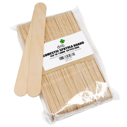Large Wax Wooden Spatulas 150x18mm (50PCS)