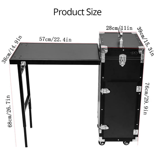 Mobile Nail Station Professional Manicure Table