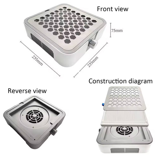 DNB 60w Super Strong Suction Vacuum Nail Dust Collector