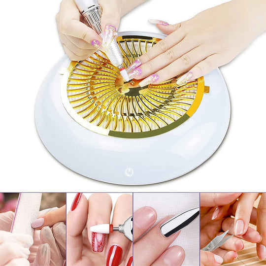 45W Electric Nail Polishing Dust Collector for Salon & Home Use