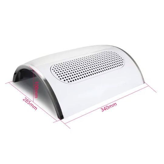 40W Nail Dust Collector with 3 Fans for Manicure & Pedicure Salon Use
