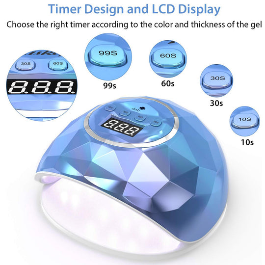 DNB 86W LED UV Nail Lamp F6