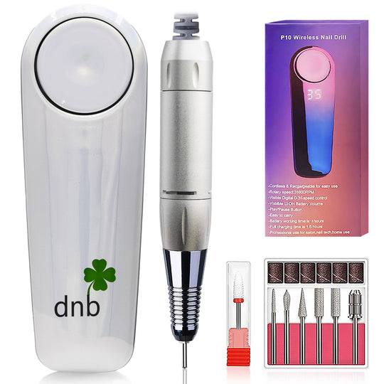 DNB Nail Drill P10 35000 RPM Portable Wireless
