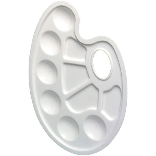 Plastic Mixing Palette with Grip Hole