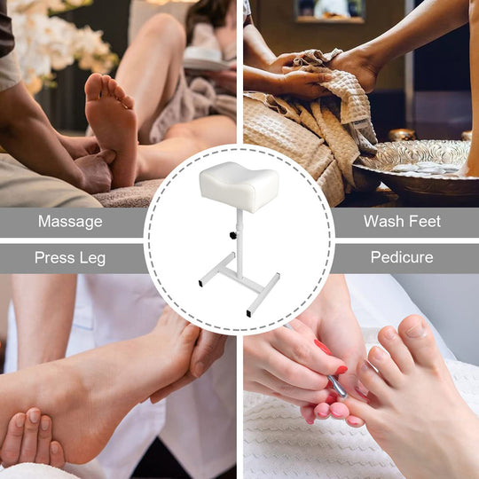 Adjustable Pedicure Footrest Stool for Salon and Spa
